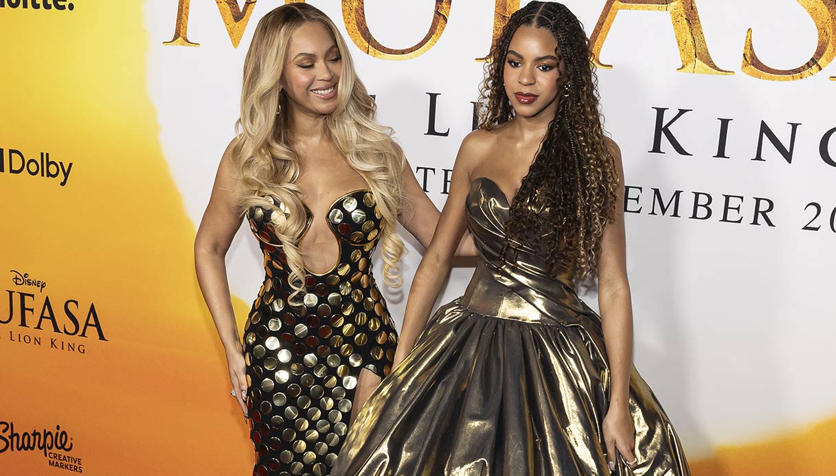 Beyoncé e Blue Ivy alla premiere di "Mufasa: Il Re Leone" a Los Angeles