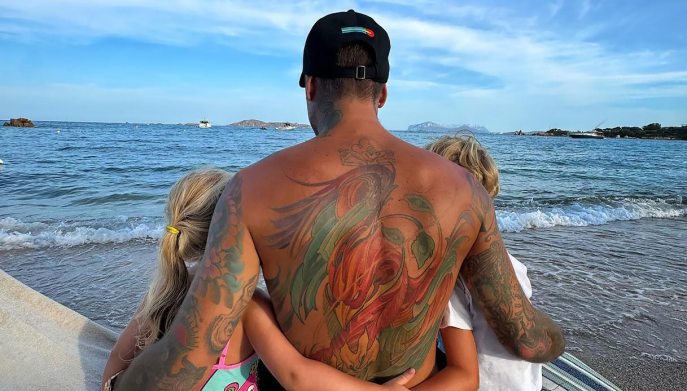 Fedez e i suoi figli, Leone e Vittoria