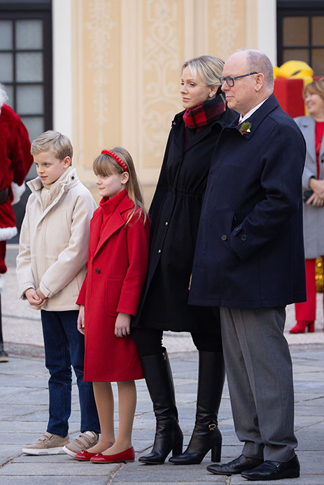 Jacques Gabriella Charlene di Monaco Alberto di Monaco Natale 2024