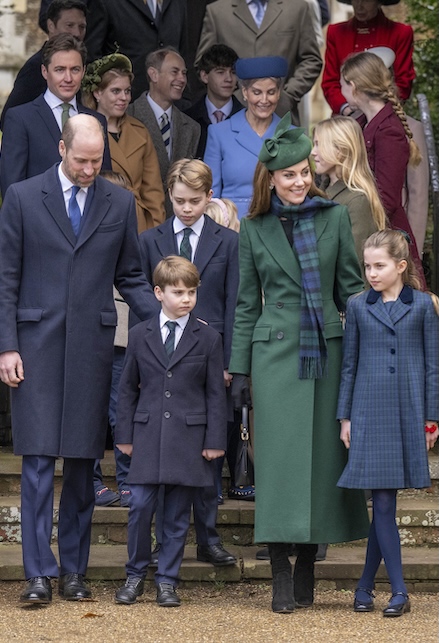 Kate Middleton, i look in coordinato con la famiglia