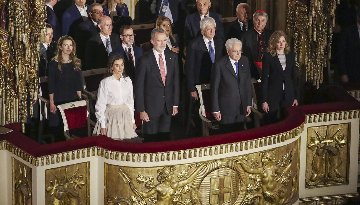 Letizia di Spagna Sergio Mattarella Napoli