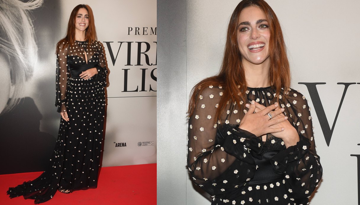 Miriam Leone in Valentino al Premio Virna Lisi 2024