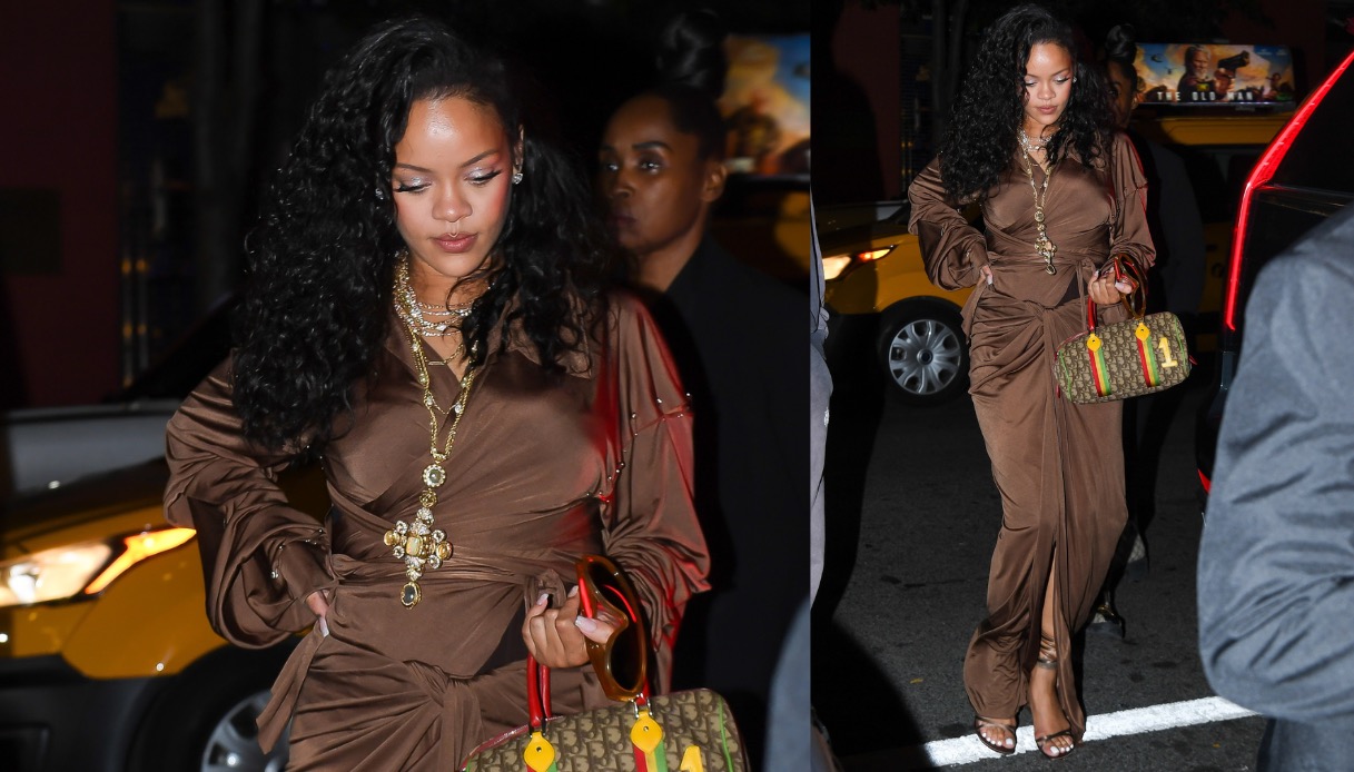 Rihanna in Mocha Mousse