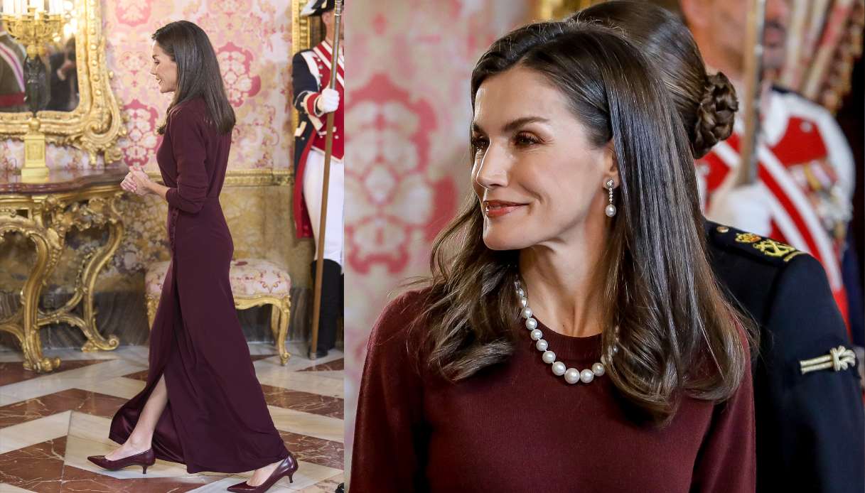 Il look di Letizia di Spagna