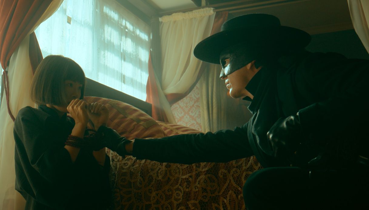 Un frame della serie tv "Amore e vendetta – Zorro”