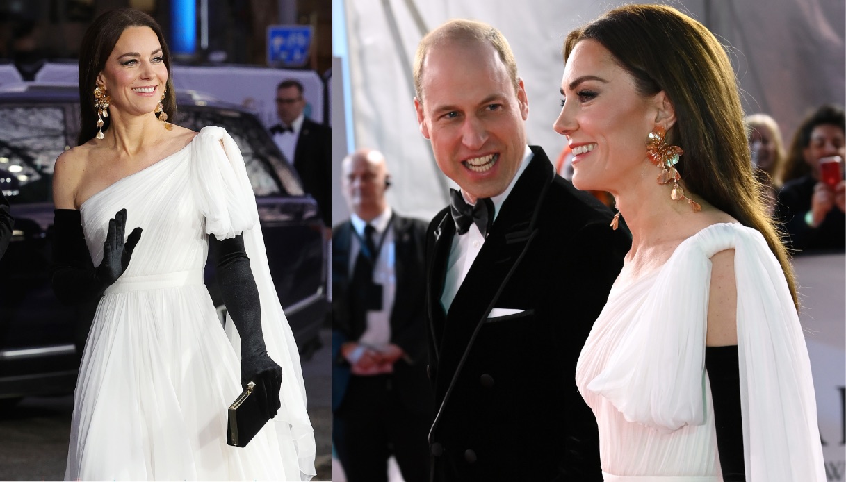 Kate Middleton e il Principe William ai BAFTA 2023