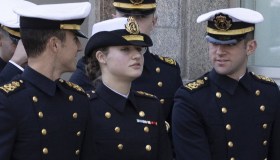 Leonor di Spagna, esercitazioni in mare e seduce in divisa i compagni