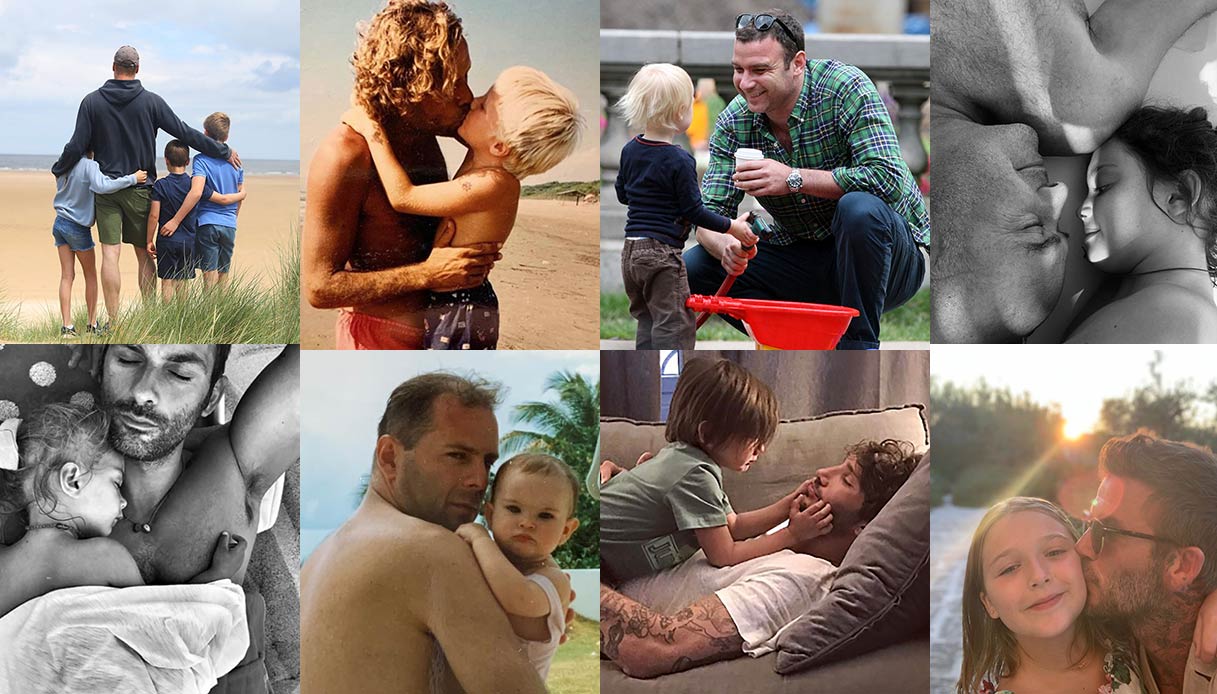 Festa del papà: le foto più belle e toccanti dei vip