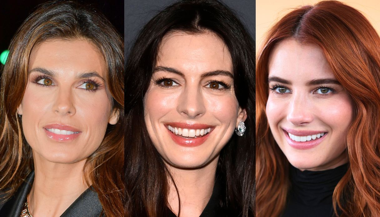 Tendenze colori capelli della primavera 2025, copia le star: da Anne Hathaway a Elisabetta Canalis
