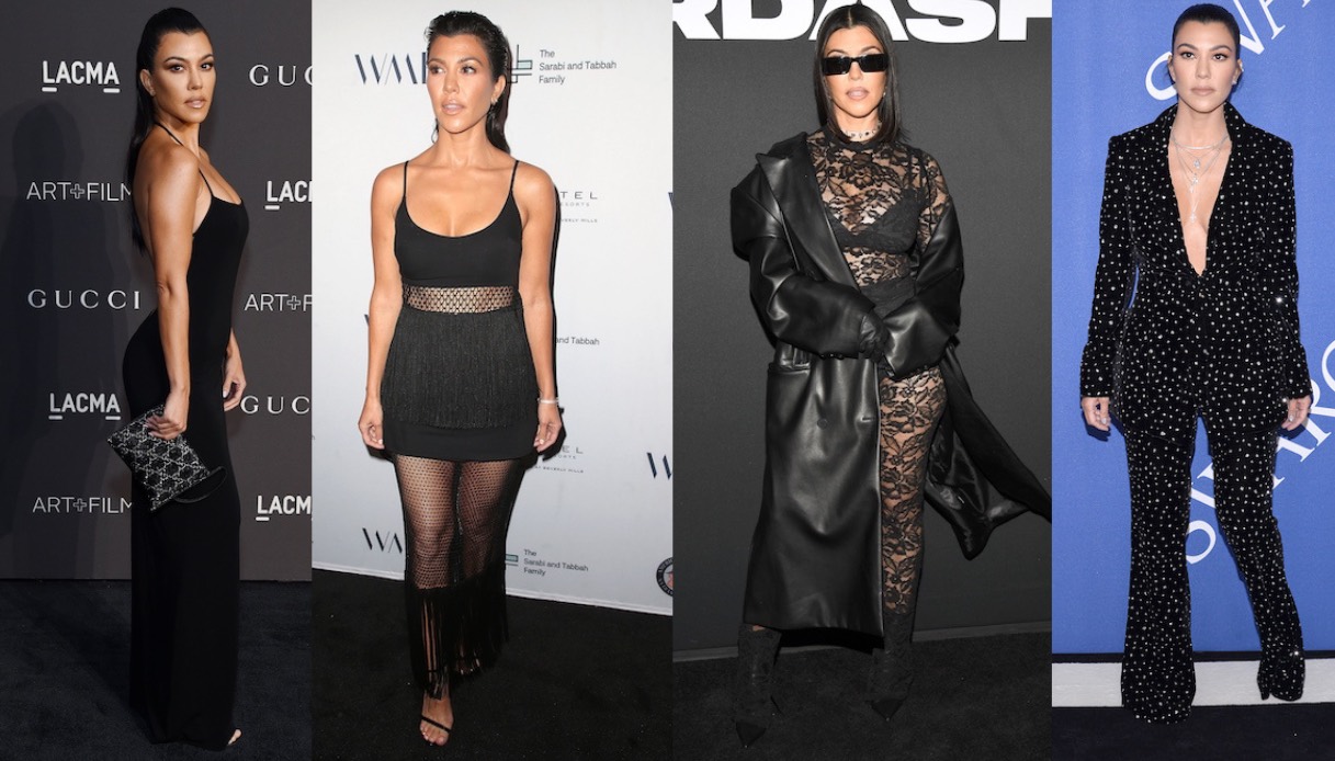 Kourtney Kardashian, 10 look che hanno fatto la storia del suo stile da regina del total black