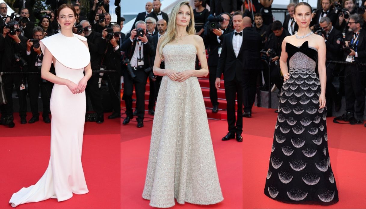 Cannes 2025, pagelle dei look della quarta serata: Angelina Jolie regna (9), Natalie Portman splende (8.5), Rooney Mara “troppo sposa” (6-)