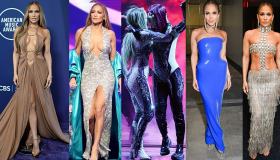 Jennifer Lopez, regina degli AMAs: 8 cambi d’abito e bacio lesbo sul palco