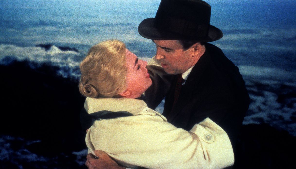 James Stewart e Kim Novak ne "La donna che visse due volte"