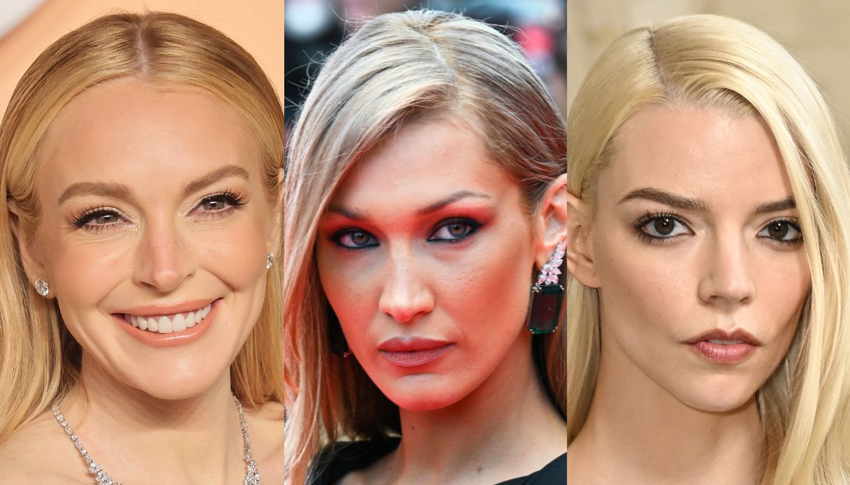 Capelli biondi estate 2025, le nuance di tendenza da Bella Hadid a Lindsey Lohan