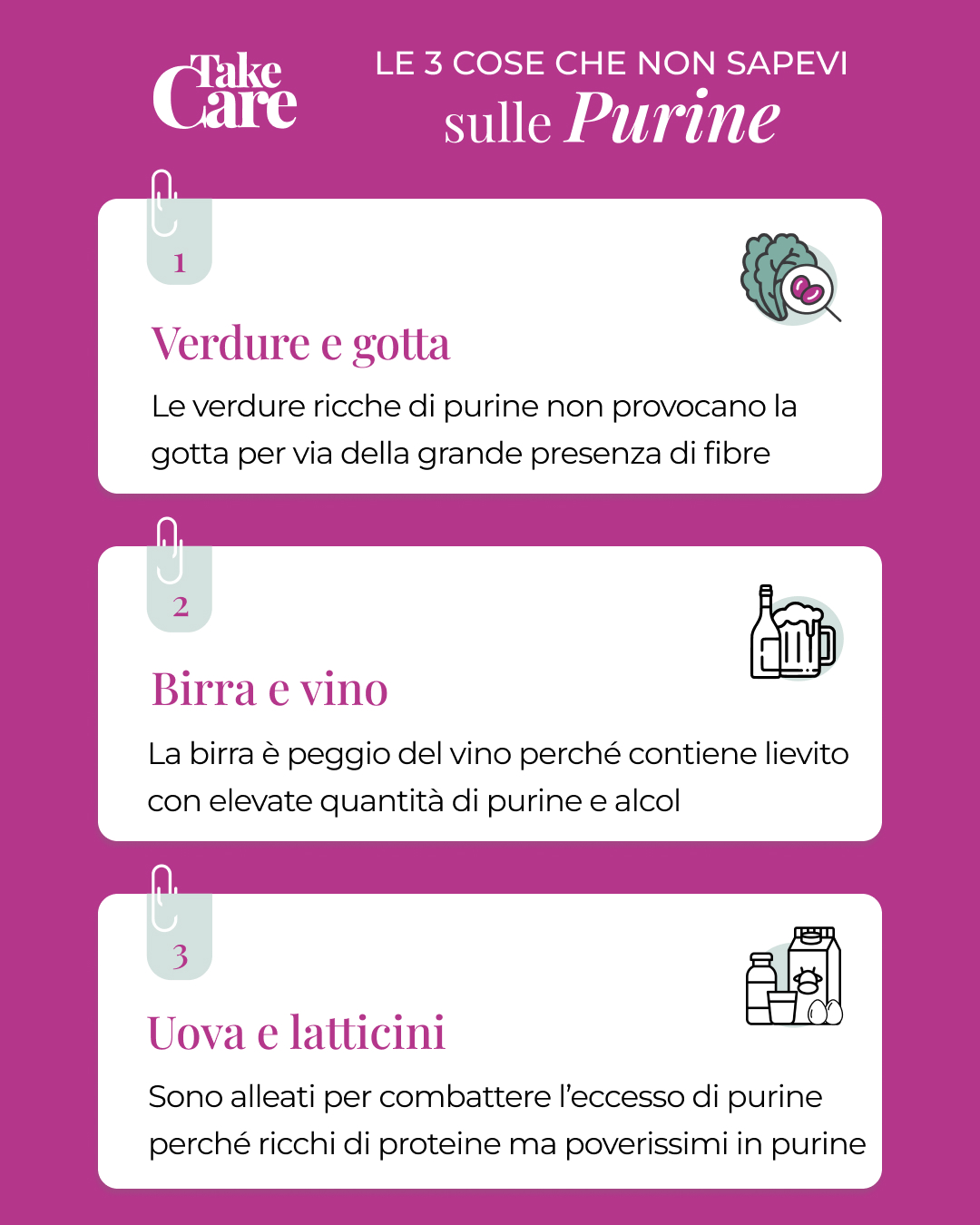 Infografica sulle Purine