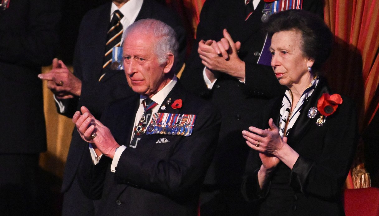 Carlo III e la Principessa Anna alla Royal Albert Hall nel 2024