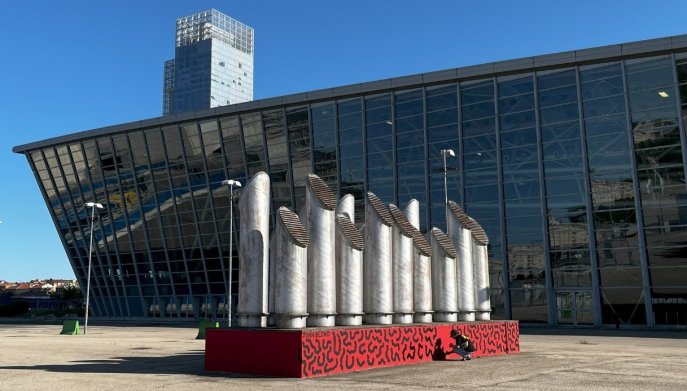 L'opera di John Blond Oval a Lingotto Fiere