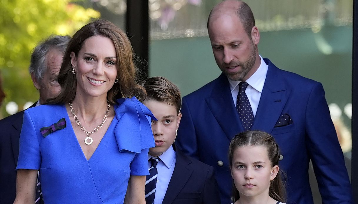 Kate e William con i figli