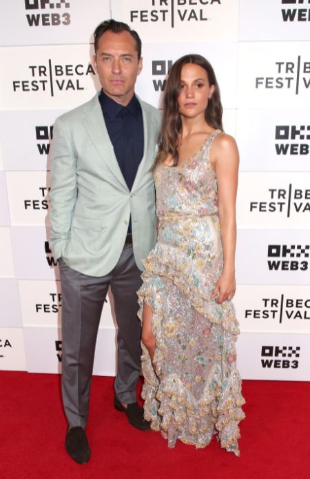 Jude Law e Alicia Vikander a Venezia 2025