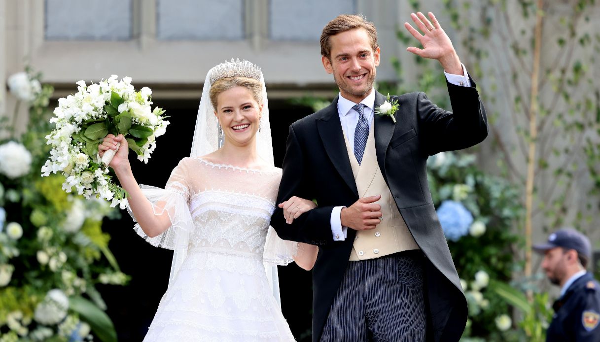 Maria Carolina del Liechtenstein col marito Leopoldo