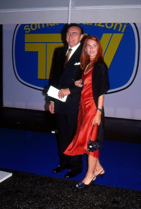 Pippo Baudo e la figlia Tiziana