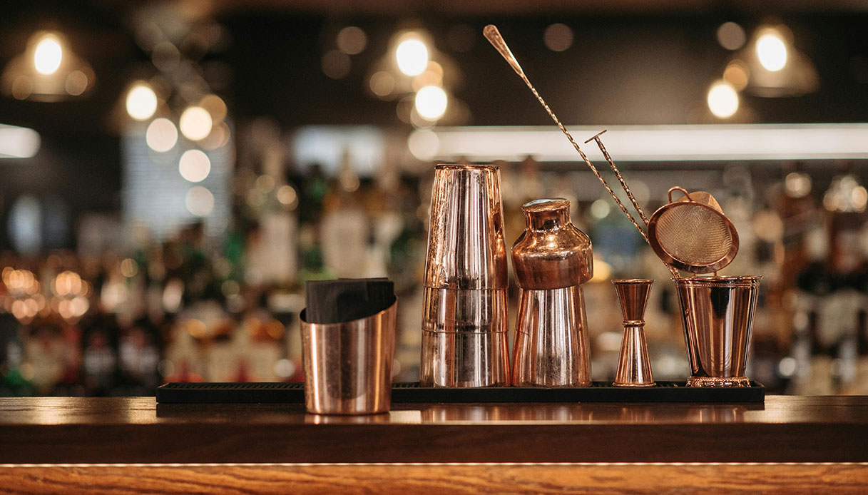 Kit mixology in rame per cocktail fatti in casa con stile