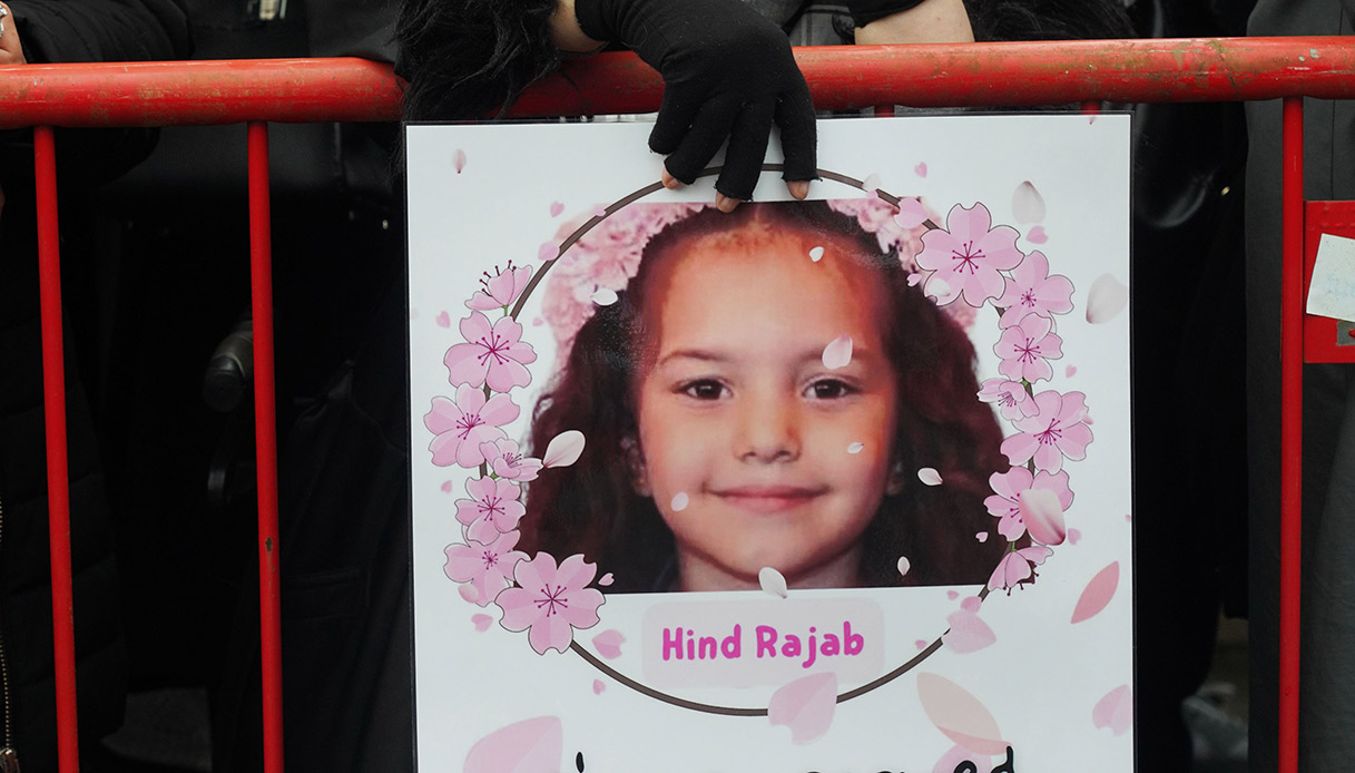 Ricordo della piccola Hind Rajab