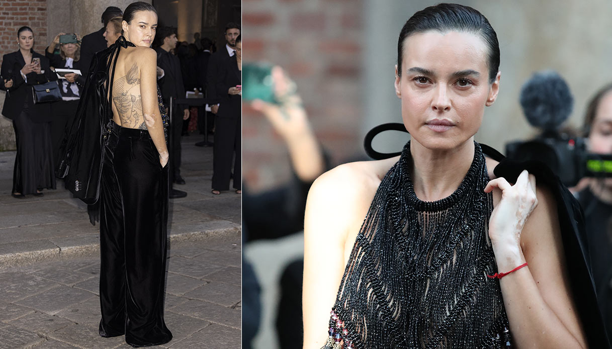 Kasia Smutniak alla Milano Fashion Week