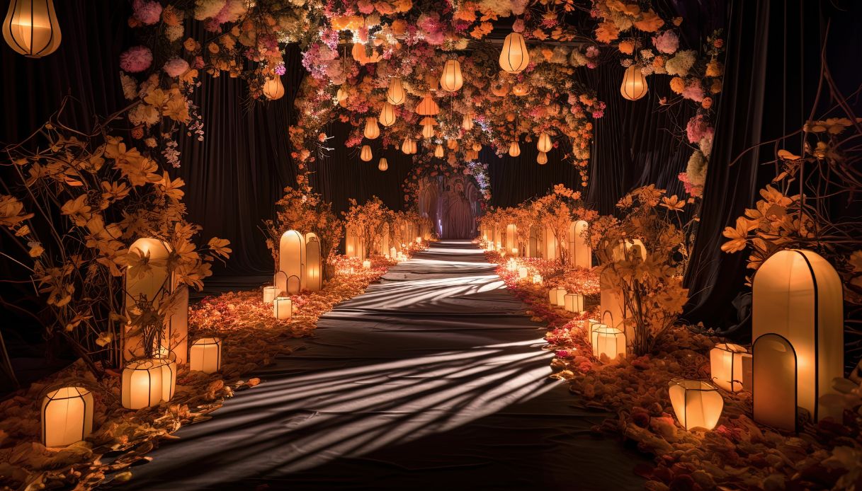 Lanterne per un matrimonio autunnale