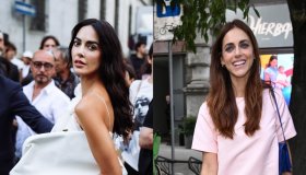 Miriam Leone e Rocio Morales conquistano la Milano Fashion Week, look romantici a confronto