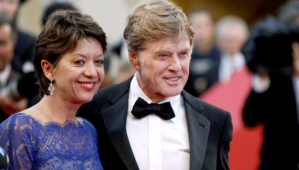 Robert Redford e la moglie