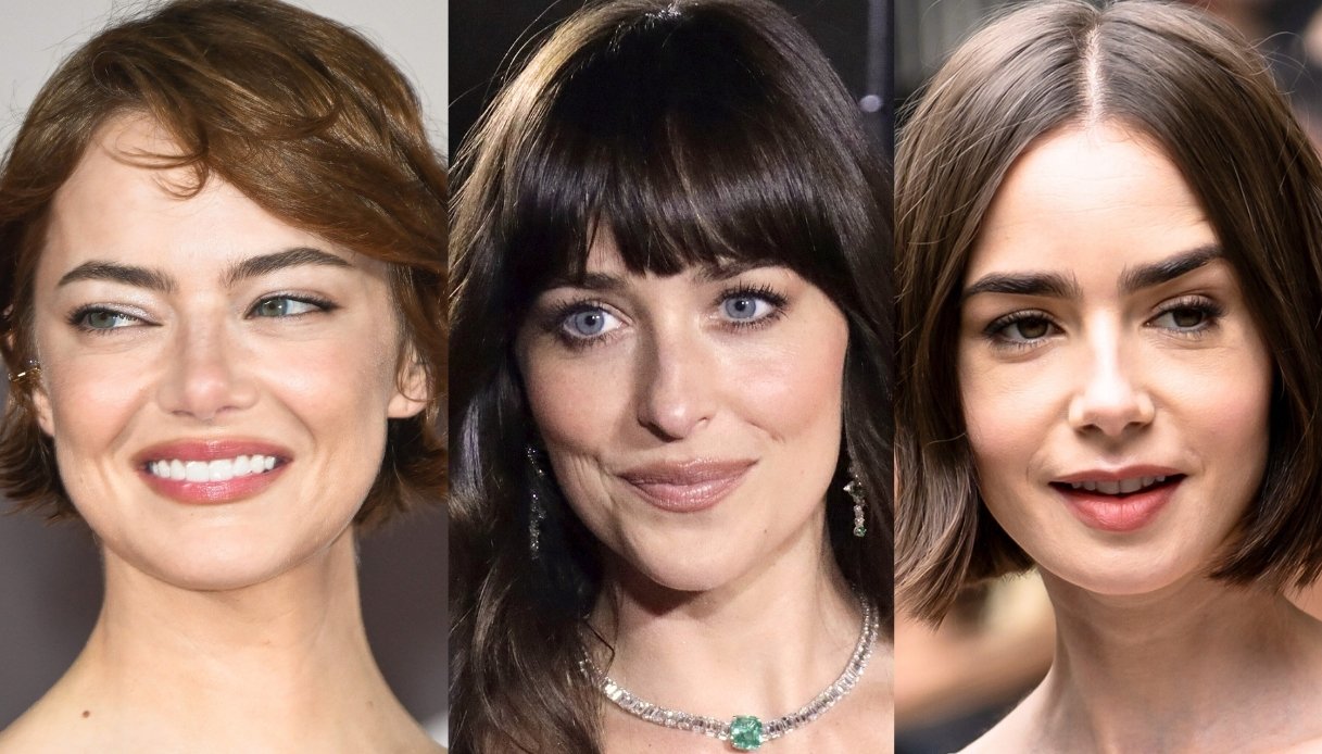 Tutti i tagli di capelli dell’autunno 2025, parola alle star: da Emma Stone a Dakota Johnson