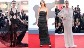 Festival del Cinema di Venezia, i look della nona serata: Fanelli sofisticata, Abbagnato una visione di grazia