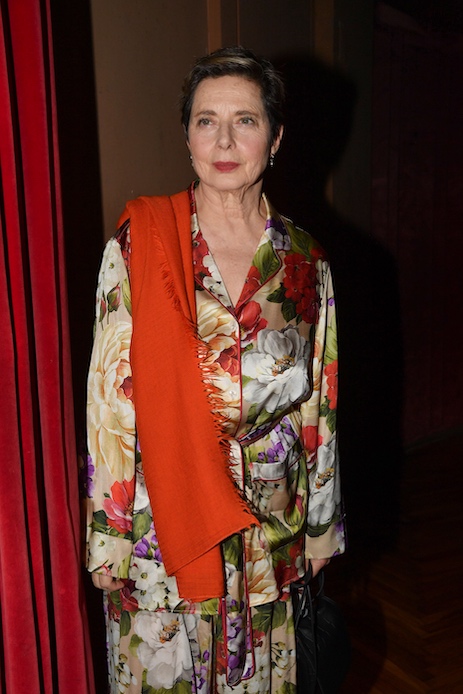 Isabella Rossellini floreale