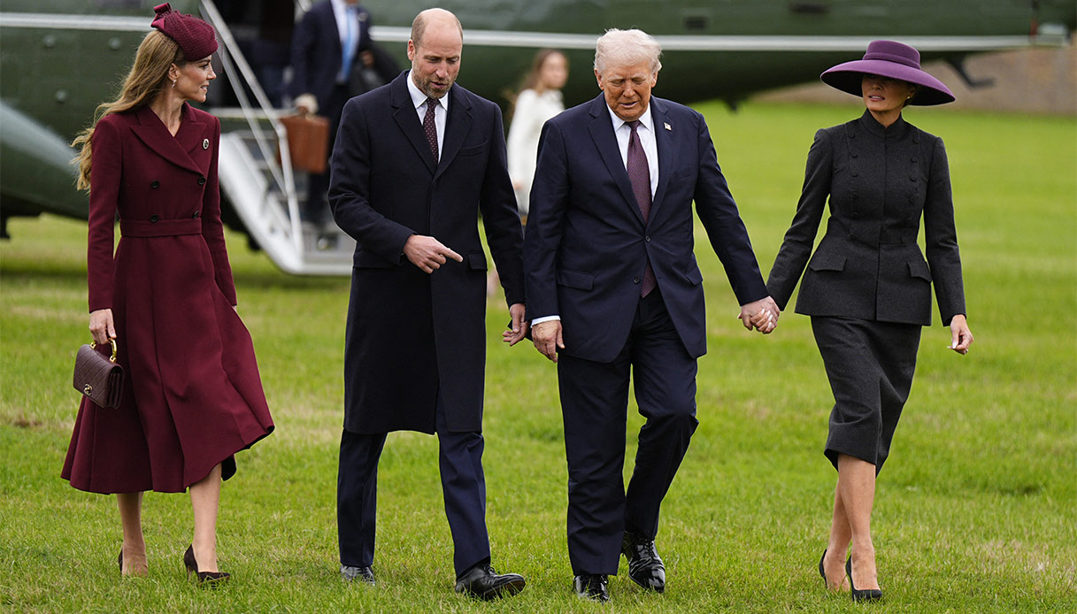 Kate Middleton William Donald Trump Melania Trump
