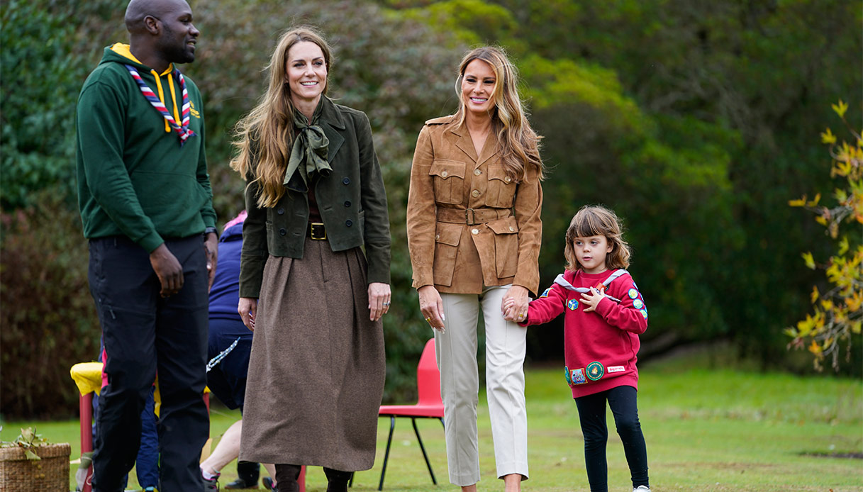 Kate Middleton Melania Trump