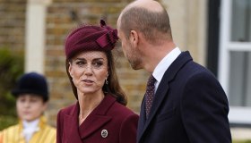Kate Middleton superlativa, accoglie Donald e Melania Trump a lutto