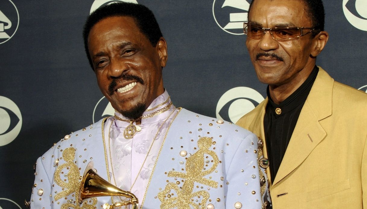 Ike Turner e il figlio Ike Jr. ai Grammy 2007