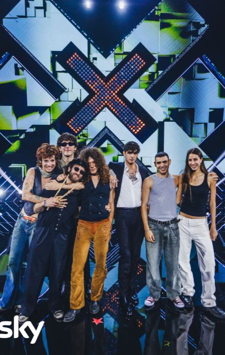 Achille Lauro e la sua squadra di X Factor