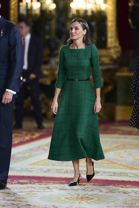 Letizia di Spagna alla Festa Nazionale a Madrid