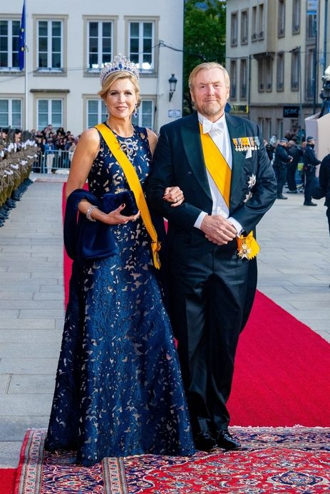 Maxima d'Olanda alla cena di gala in Lussemburgo