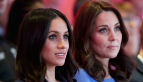 Meghan Markle copia Kate Middleton con il tailleur beige: look a confronto
