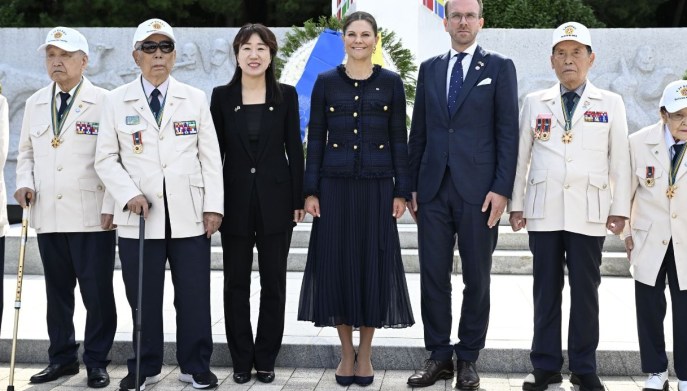 Vittoria di Svezia, look