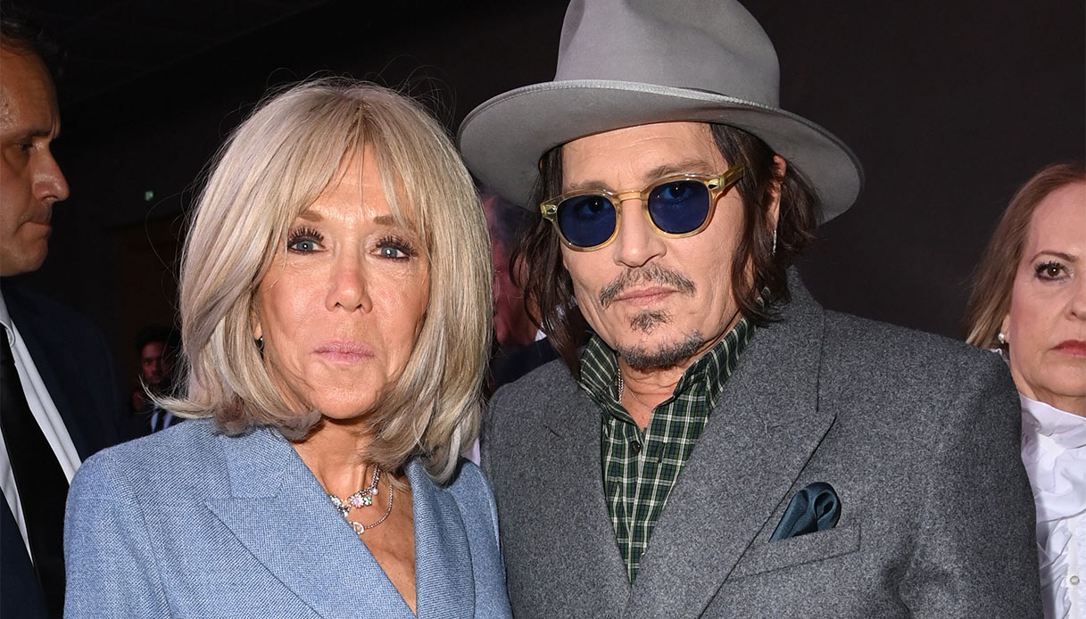 Brigitte Macron Johnny Depp Dior