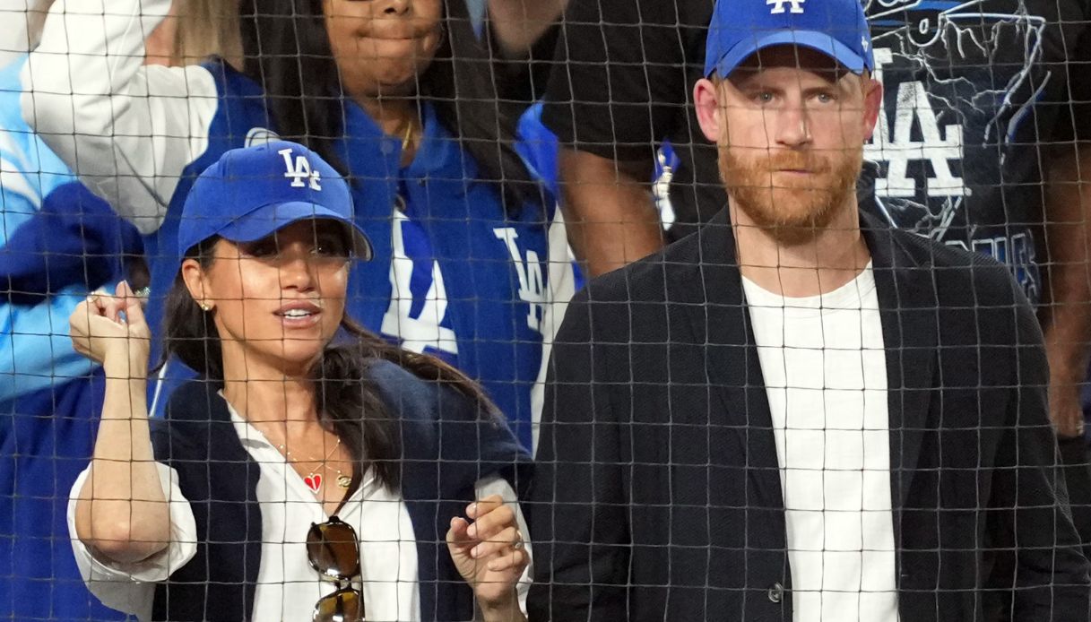 Harry e Meghan alla partita a Los Angeles
