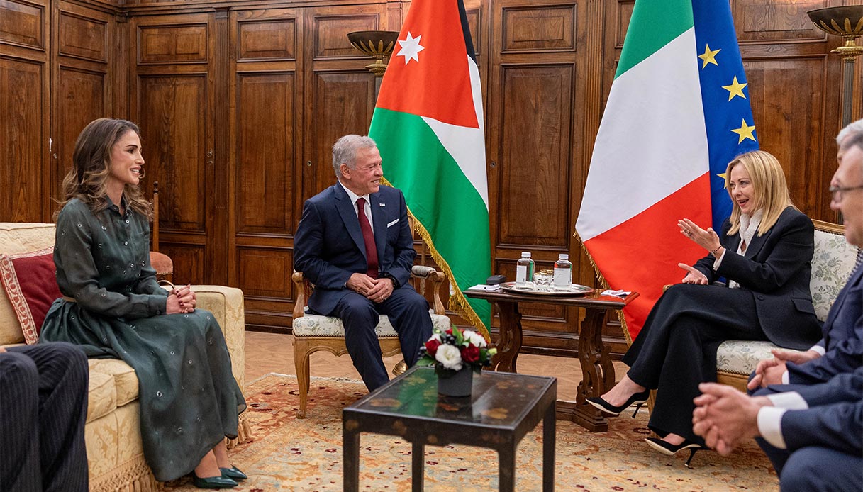 Rania di Giordania Abdullah Giorgia Meloni