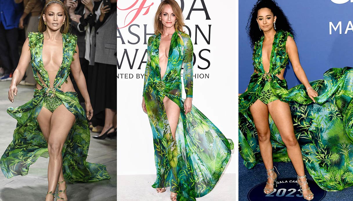 Da Amber a Jennifer: le star che hanno indossato l’iconico Jungle Dress Versace