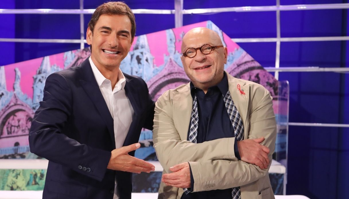 Marco Liorni e Platinette