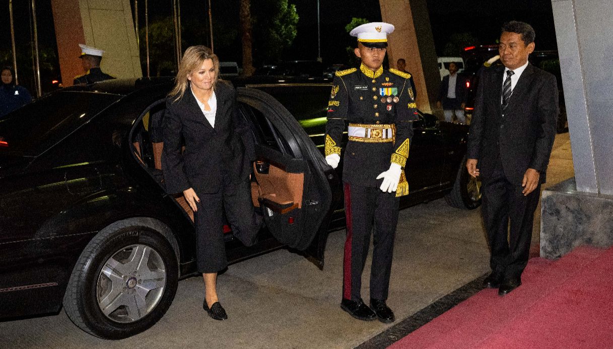 L'arrivo di Maxima d'Olanda in Indonesia