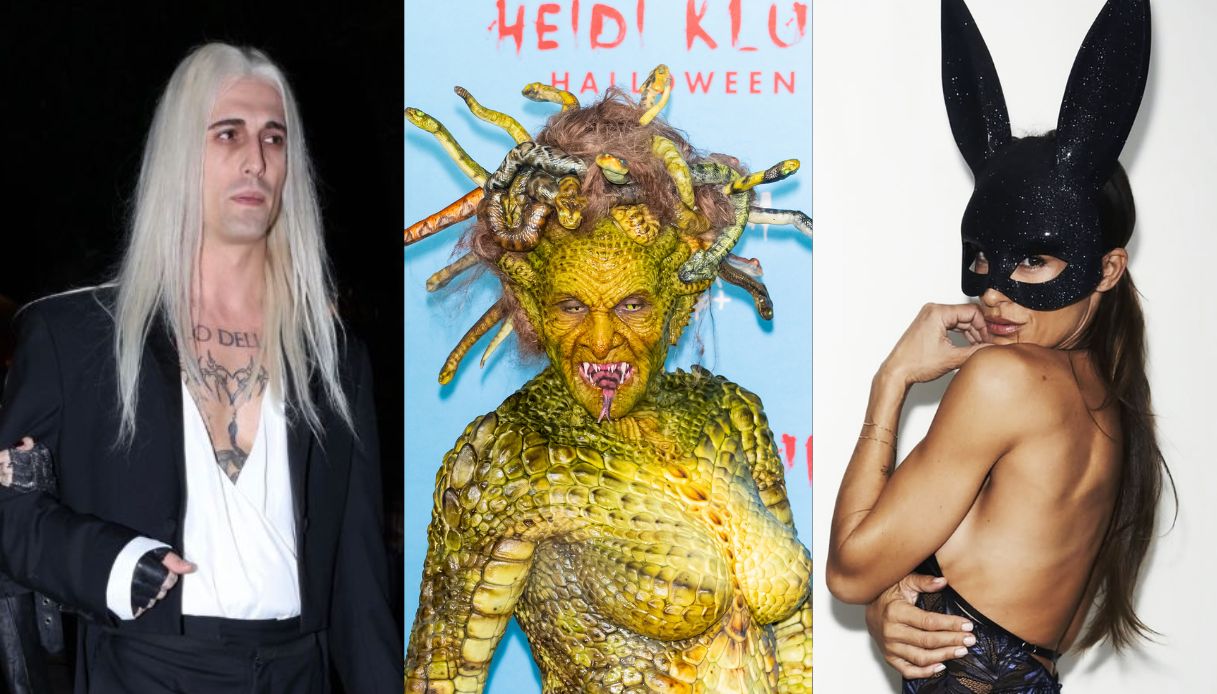 Da Heidi Klum a Damiano David, i costumi di Halloween più incredibili delle star